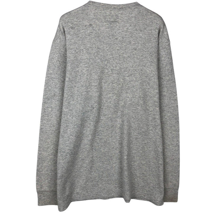 Ralph Lauren POLO RALPH LAUREN SLEEPWEAR Thermal Long T-Shirt, Men's Size L cotton gray type Vintage Second Hand