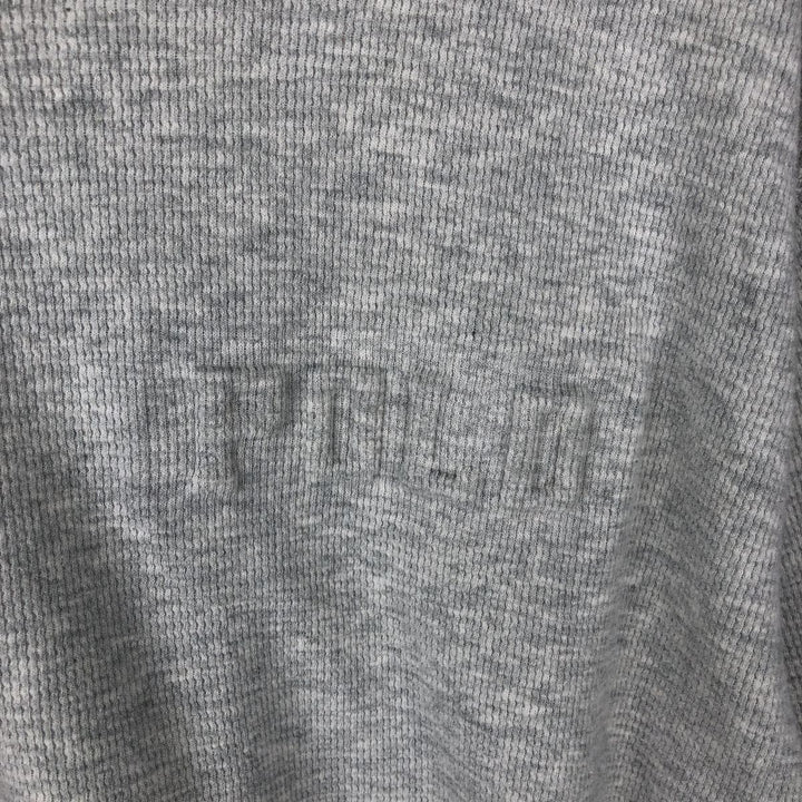 Ralph Lauren POLO RALPH LAUREN SLEEPWEAR Thermal Long T-Shirt, Men's Size L cotton gray type Vintage Second Hand