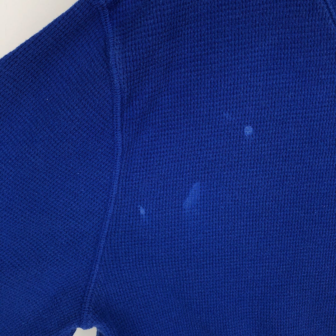 Ralph Lauren POLO RALPH LAUREN Thermal Long T-Shirt, Men's Size M cotton blue type Vintage Second Hand