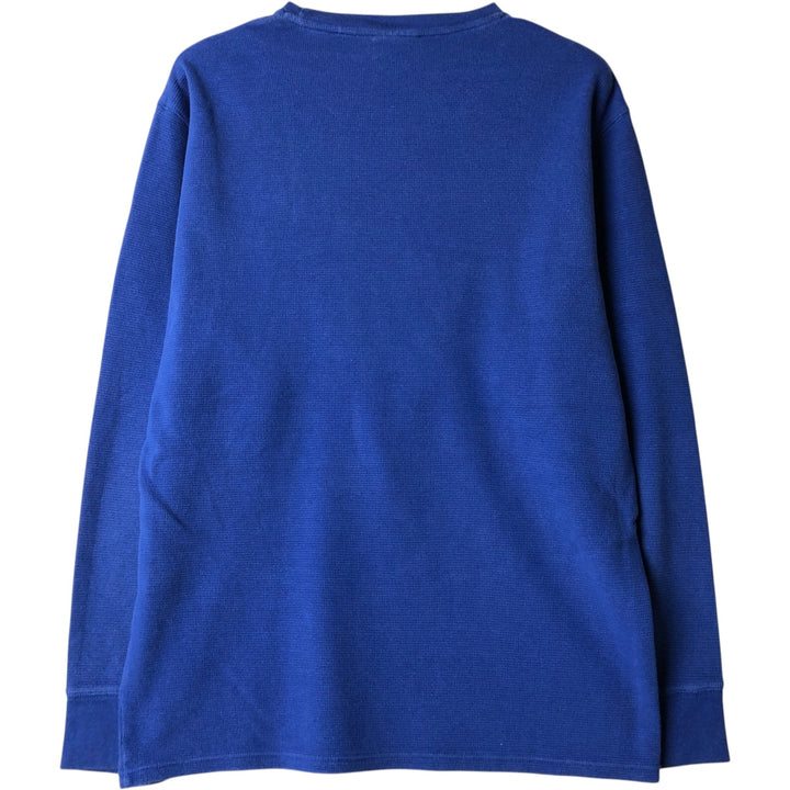 Ralph Lauren POLO RALPH LAUREN SLEEPWEAR Thermal Long T-Shirt, Men's Size L cotton Navy blue Vintage Second Hand