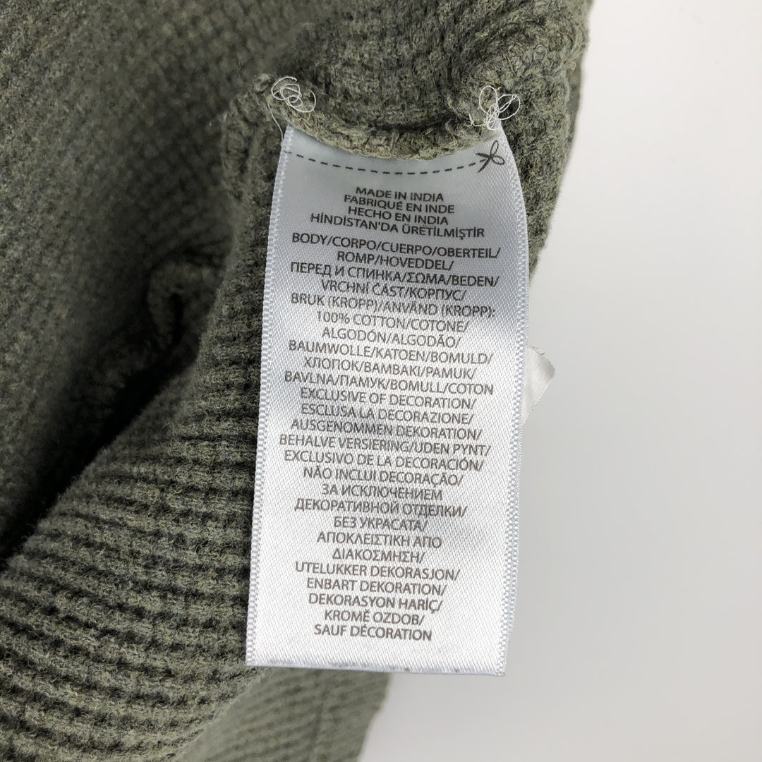 Ralph Lauren POLO RALPH LAUREN Thermal Long T-Shirt Men's Size L cotton Khaki type Vintage Second Hand