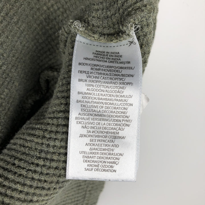 Ralph Lauren POLO RALPH LAUREN Thermal Long T-Shirt Men's Size L cotton Khaki type Vintage Second Hand