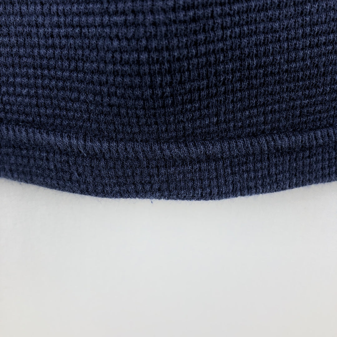 Ralph Lauren POLO RALPH LAUREN Thermal Ron T Waffle Men's L size cotton navy blue type Vintage Second Hand
