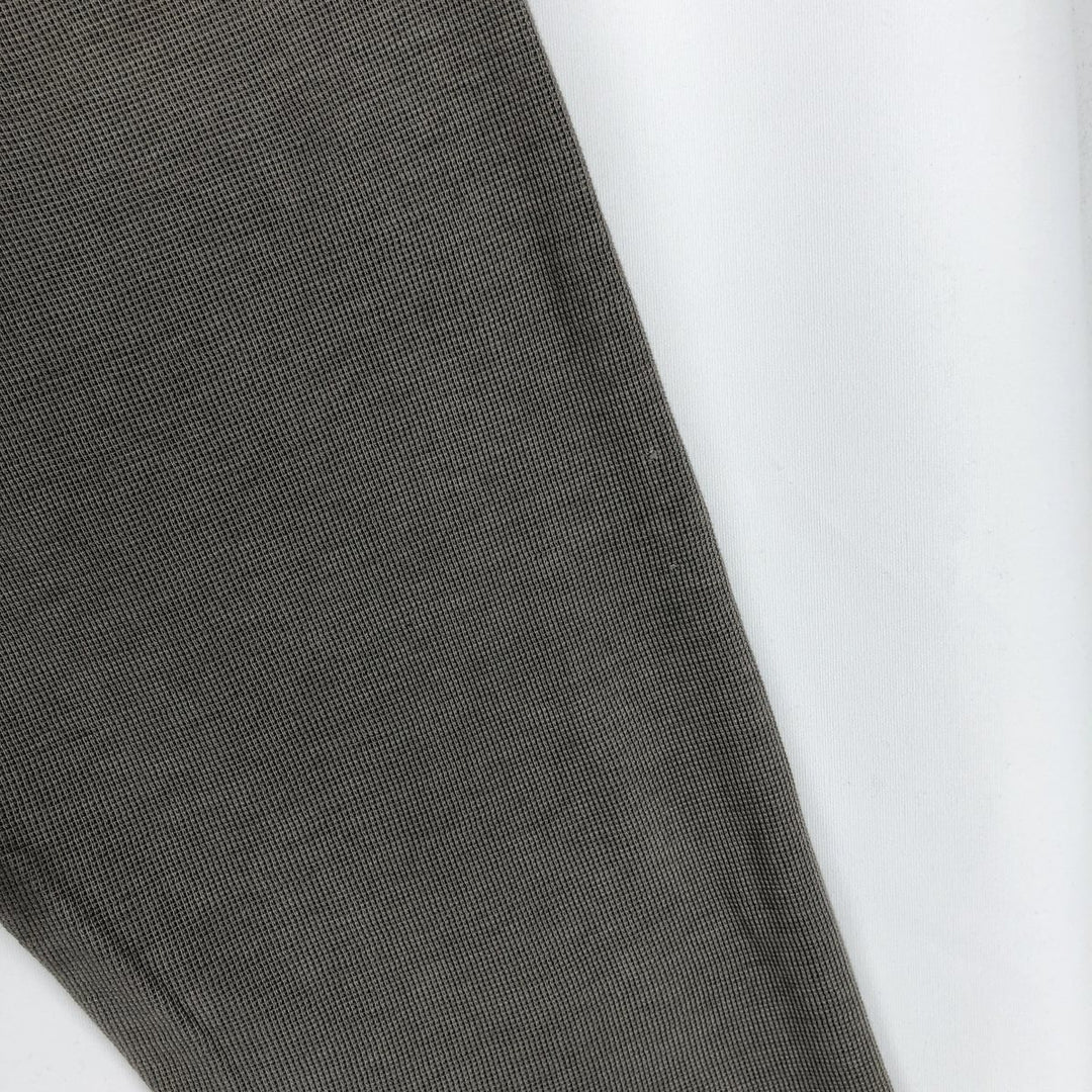 Harley-Davidson Henley Neck Thermal Long T-Shirt Waffle Men's XL cotton gray type Vintage Second Hand
