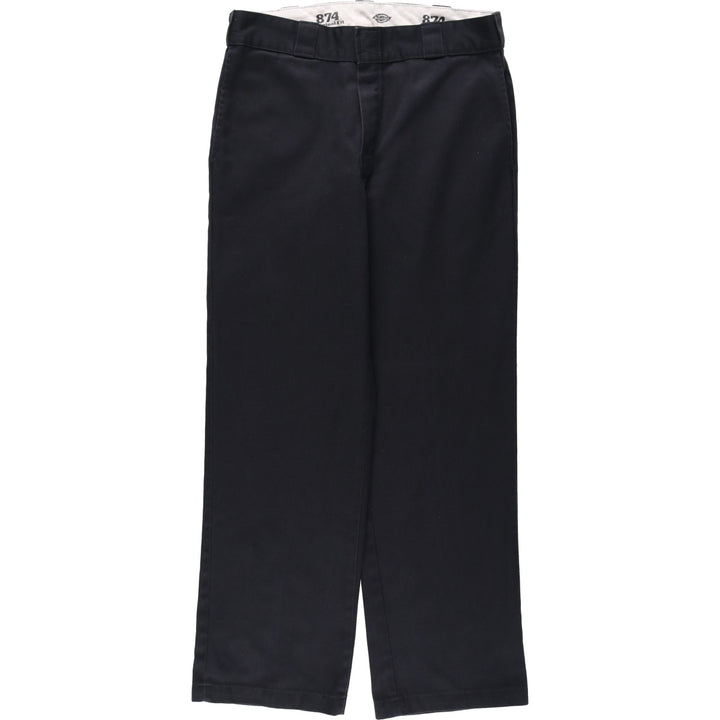 Dickies 874 Original Fit Work Pants, Men's, Size W33 polyester black type Vintage Second Hand