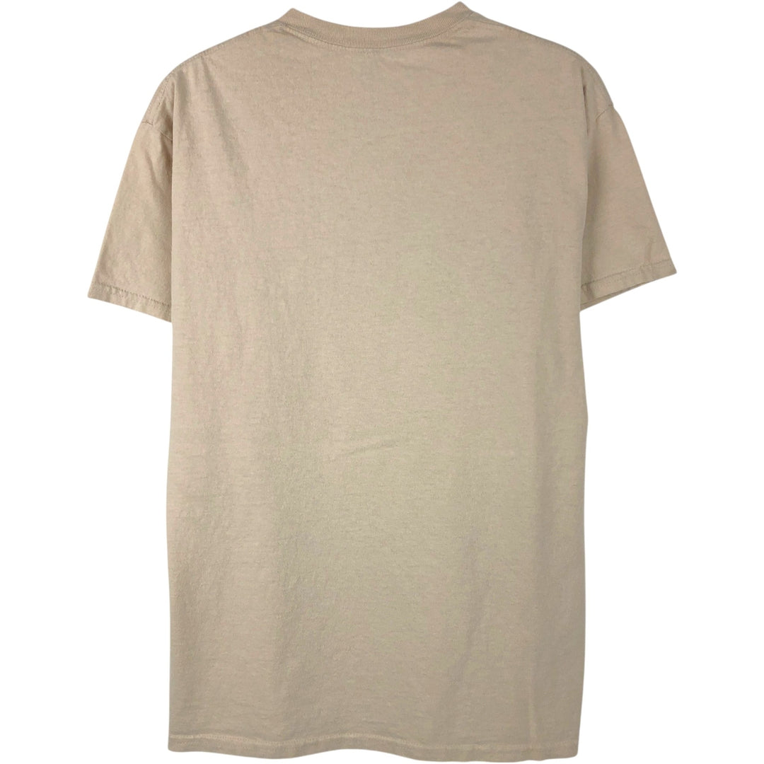 NIRVANA Nirvana Band T-shirt, Band T, Men's M size cotton Beige type Vintage Second Hand