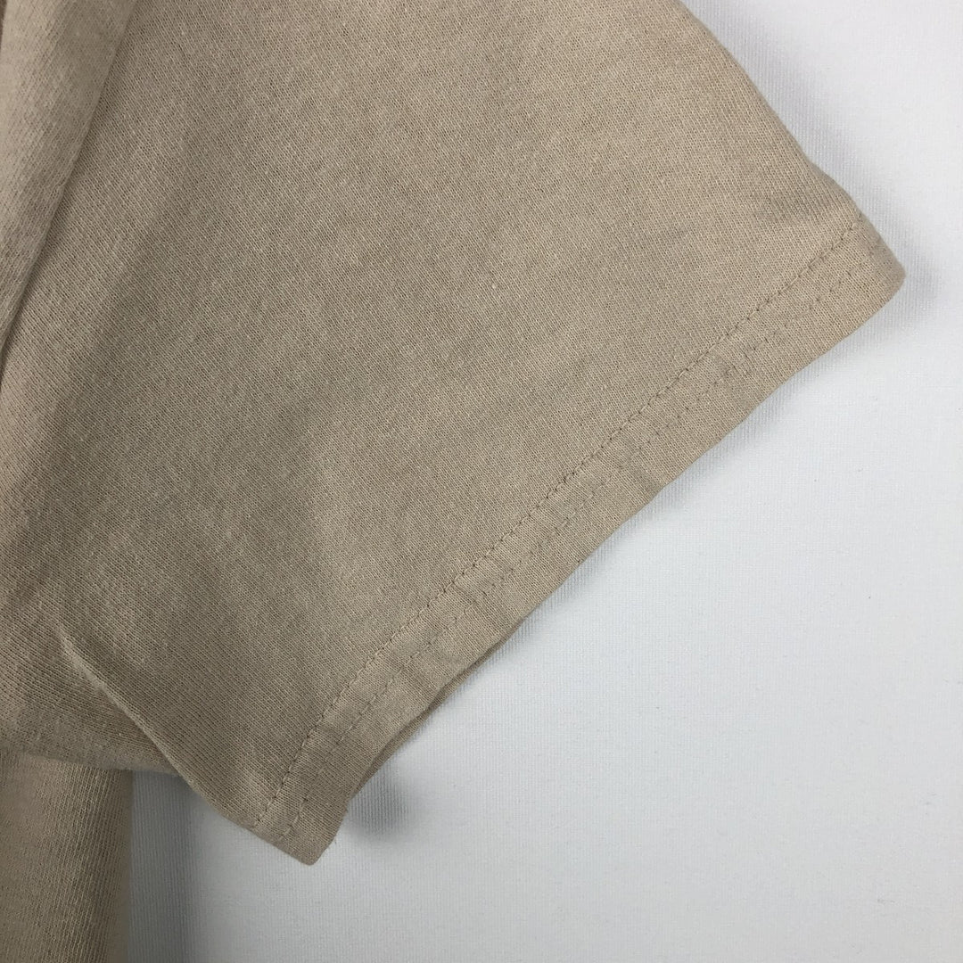 NIRVANA Nirvana Band T-shirt, Band T, Men's M size cotton Beige type Vintage Second Hand