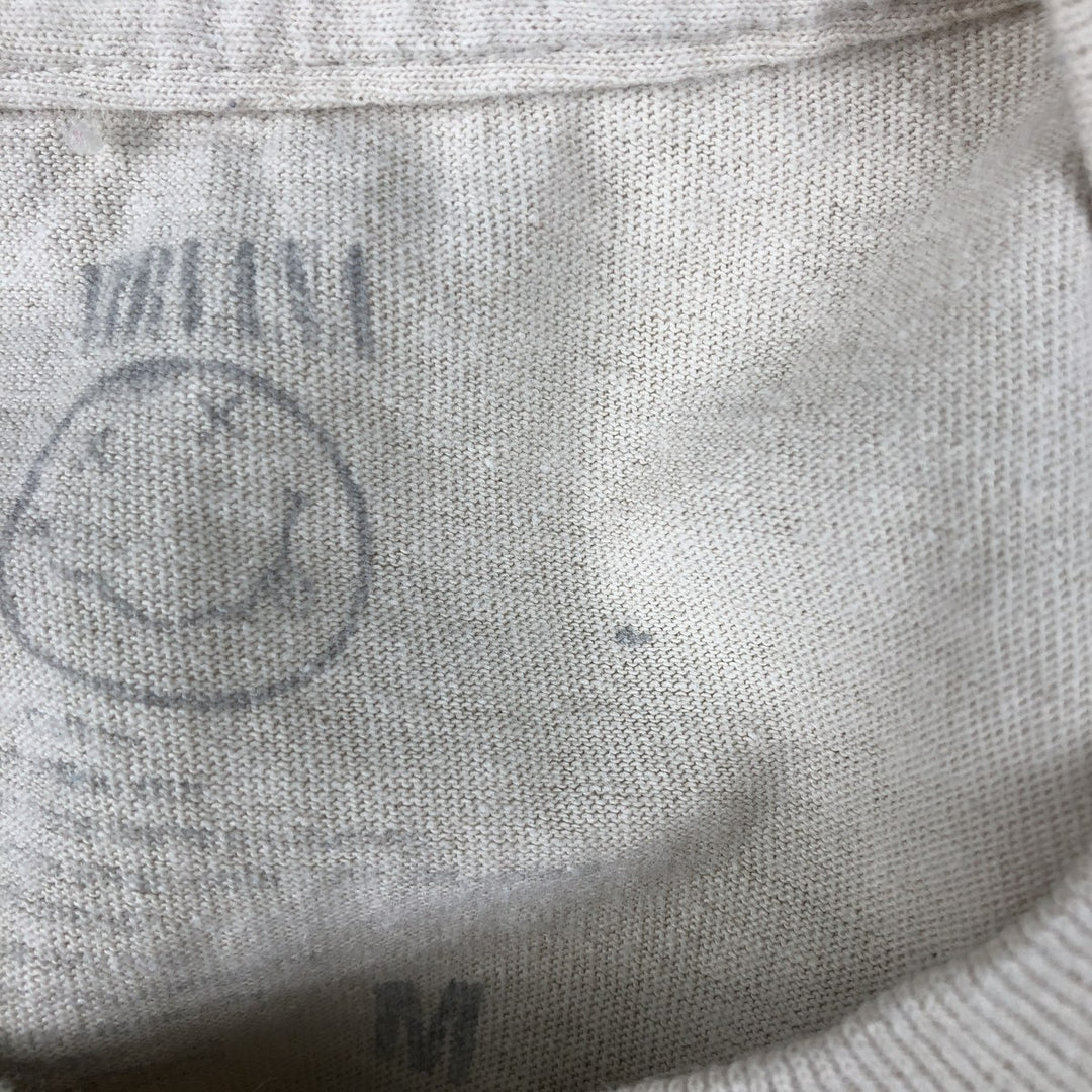 NIRVANA Nirvana Band T-shirt, Band T, Men's M size cotton Beige type Vintage Second Hand