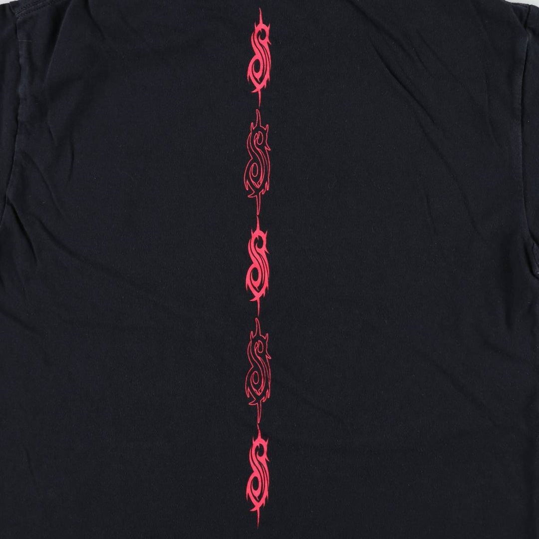 Slipknot Band T-shirt, Band T, Men's L size cotton black type Vintage Second Hand