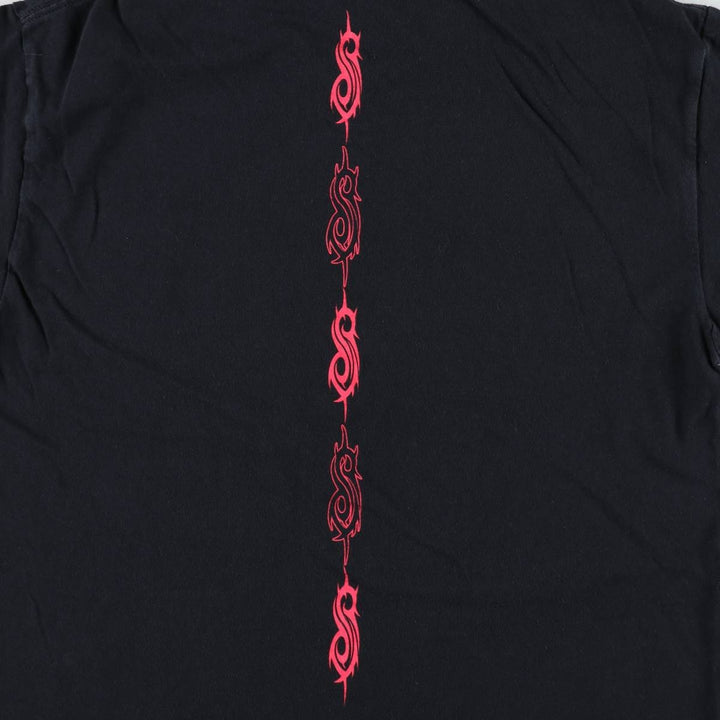 Slipknot Band T-shirt, Band T, Men's L size cotton black type Vintage Second Hand