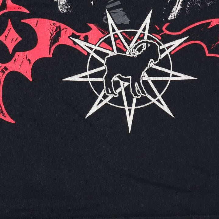 Slipknot Band T-shirt, Band T, Men's L size cotton black type Vintage Second Hand