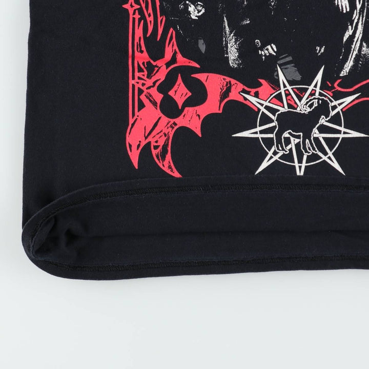 Slipknot Band T-shirt, Band T, Men's L size cotton black type Vintage Second Hand