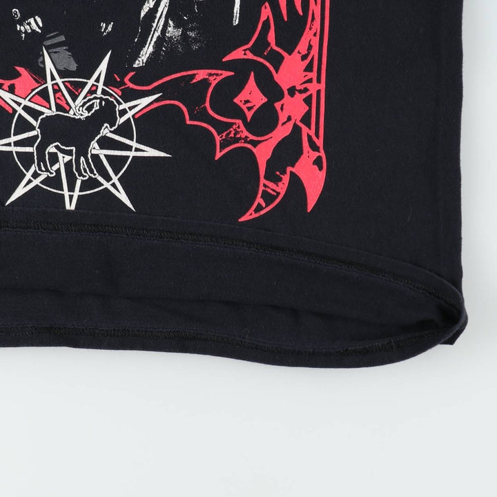 Slipknot Band T-shirt, Band T, Men's L size cotton black type Vintage Second Hand