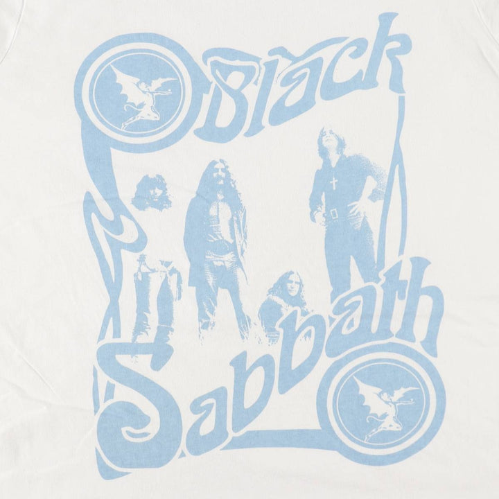 BLACK SABBATH Black Sabbath band T-shirt, band T, men's XL size unclear white type Vintage Second Hand
