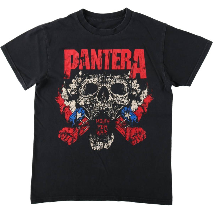 PANTERA Skull Pattern (Men's XL equivalent) unclear black type Vintage Second Hand