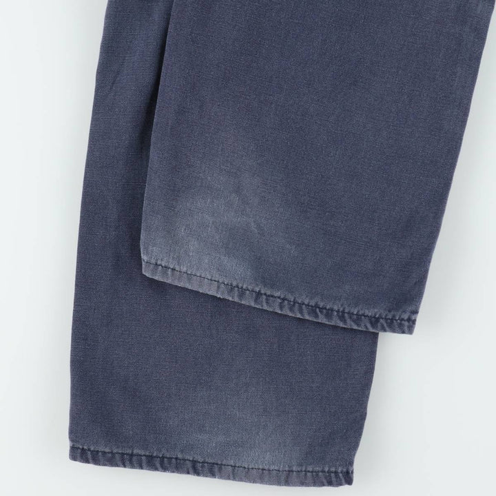 Carhartt FR Series Original Fit Cargo Work Pants, Men's Size W34 (approx.) cotton navy blue type Vintage Second Hand