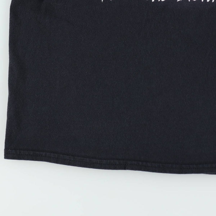 METALLICA Metallica Band T-shirt Band T Men's L size cotton black type Vintage Second Hand