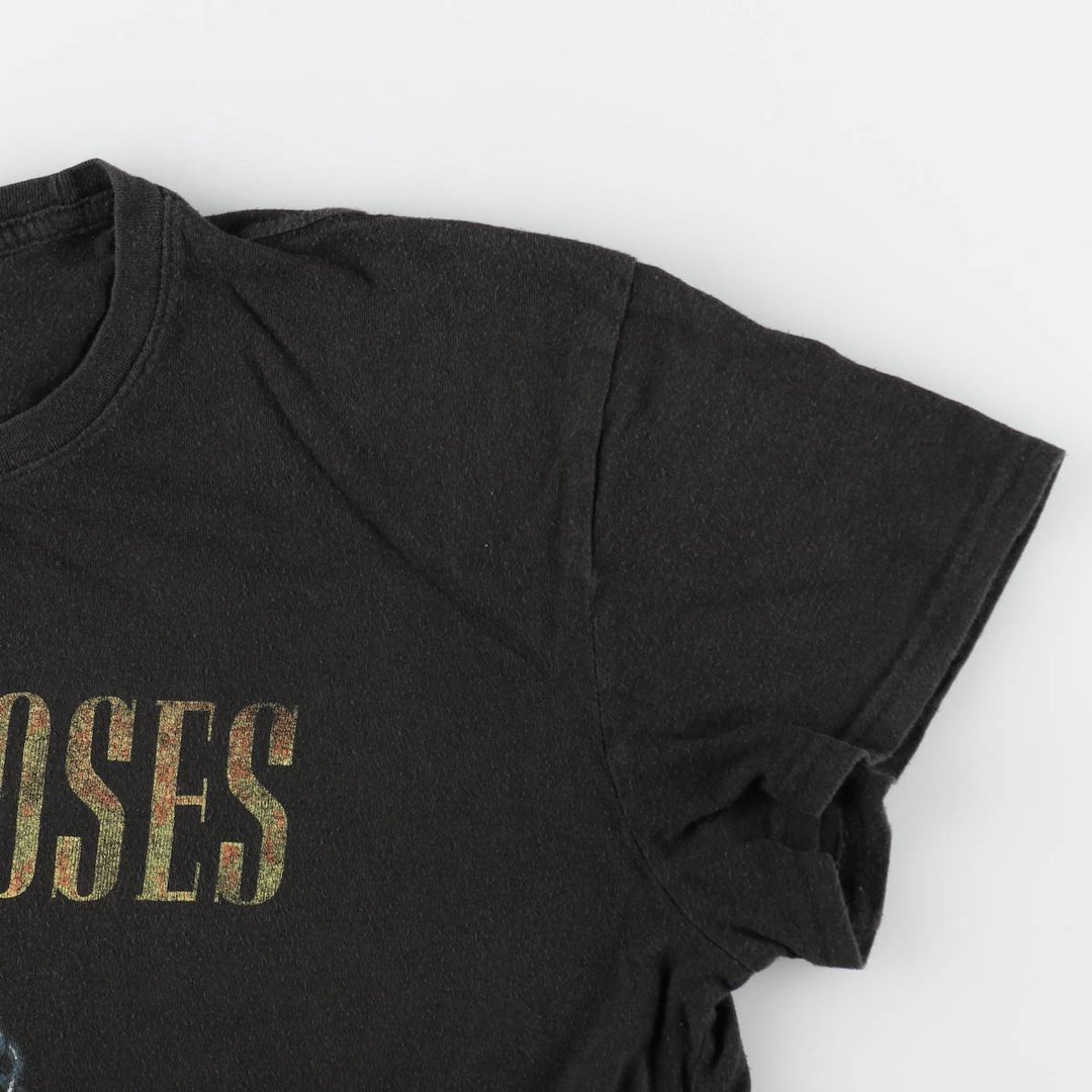 GUNS N' ROSES Guns N' Roses Band T-Shirt Band Tee Men's XXL cotton black type Vintage Second Hand