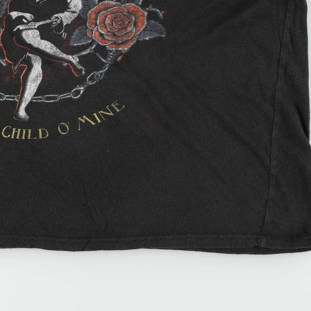 GUNS N' ROSES Guns N' Roses Band T-Shirt Band Tee Men's XXL cotton black type Vintage Second Hand
