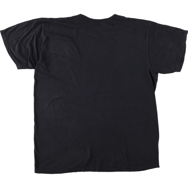 THE BEATLES Band T-shirt, Men's L size cotton black type Vintage Second Hand