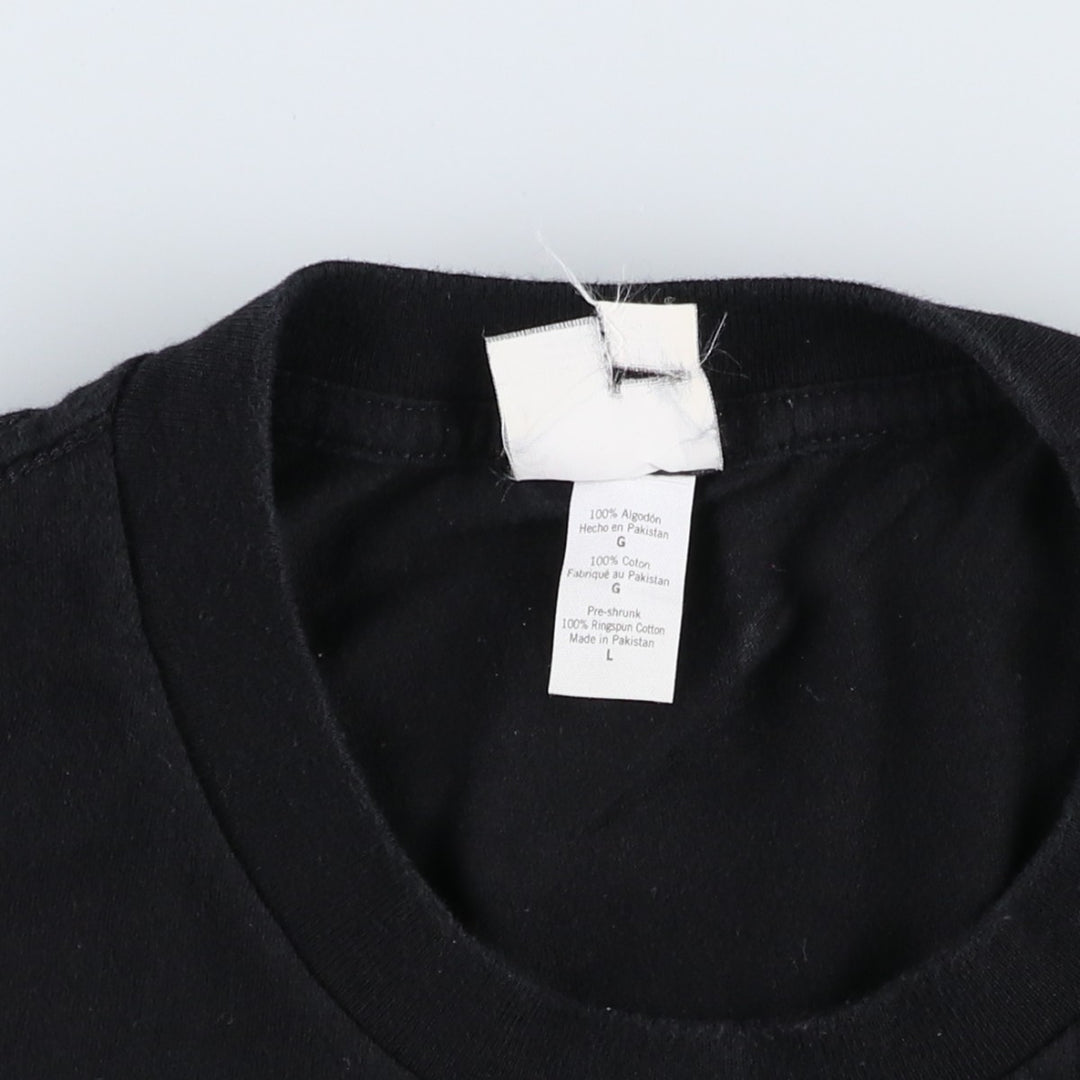 The Doors band t-shirt, men's size L (approx.) cotton black type Vintage Second Hand