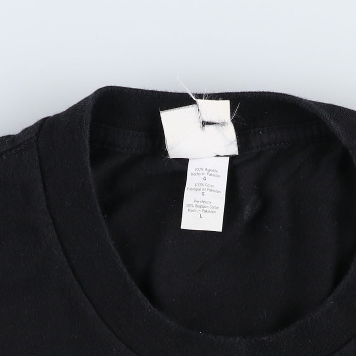 The Doors band t-shirt, men's size L (approx.) cotton black type Vintage Second Hand