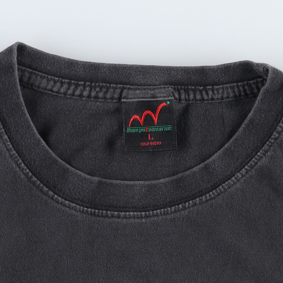 MIASPOTSWERRINC The Weeknd Band T-shirt (Men's size L) cotton black type Vintage Second Hand