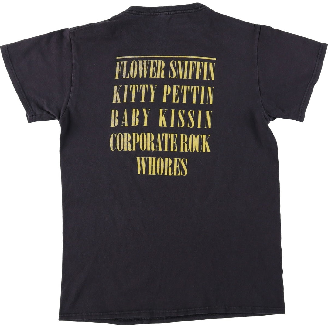 DELTA NIRVANA Band T-Shirt (Men's XL equivalent) unclear black type Vintage Second Hand