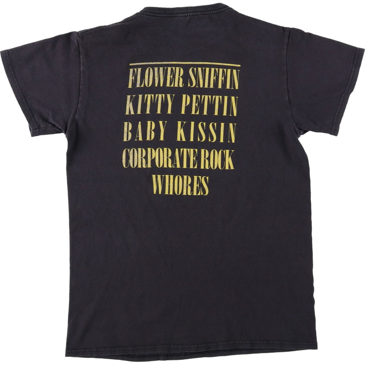 DELTA NIRVANA Band T-Shirt (Men's XL equivalent) unclear black type Vintage Second Hand