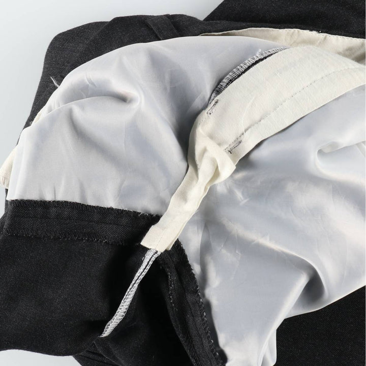 SENSUS Two-Pleat Slacks Pants, Men's W32 (approx.) unclear black type Vintage Second Hand