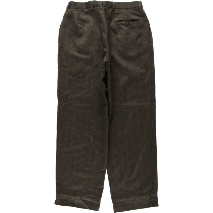 Vintage striped pattern slacks for men, size W31 unclear Khaki type Vintage Second Hand