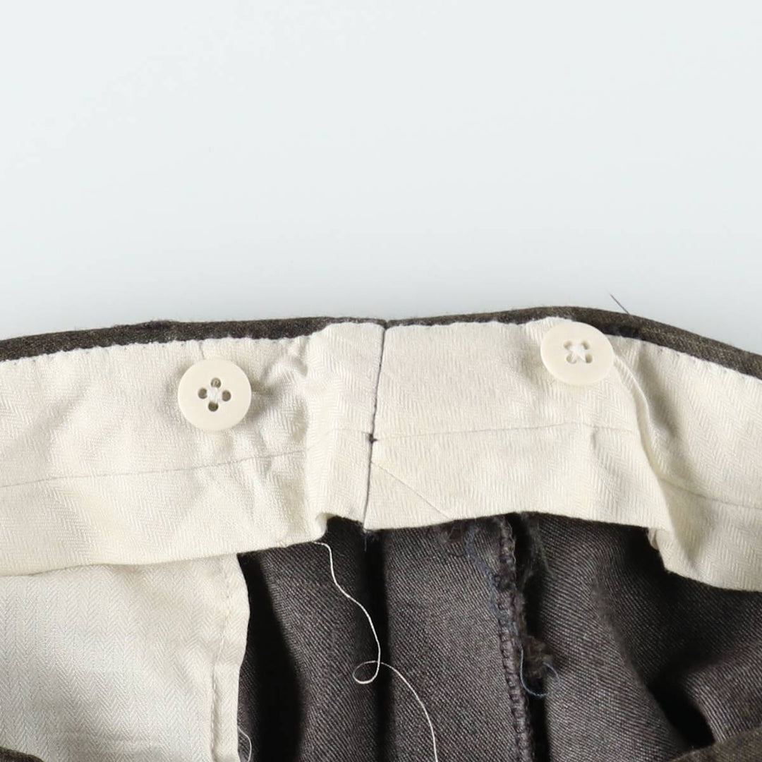 Vintage striped pattern slacks for men, size W31 unclear Khaki type Vintage Second Hand