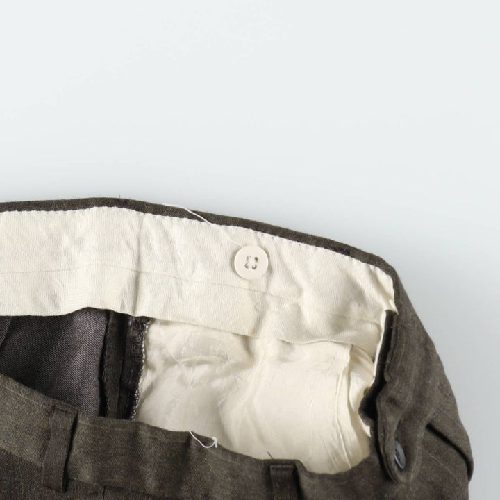 Vintage striped pattern slacks for men, size W31 unclear Khaki type Vintage Second Hand