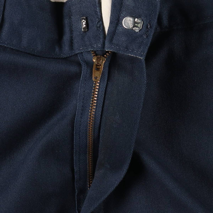 Dickies Work Shorts, Half Pants, Men's, W32 equivalent polyester navy blue type Vintage Second Hand