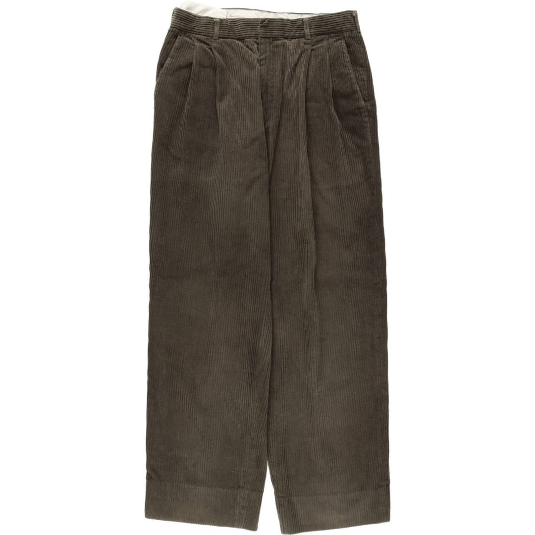 Milani Une Creation corduroy pants, men's size W30 (approx.) unclear brown type Vintage Second Hand
