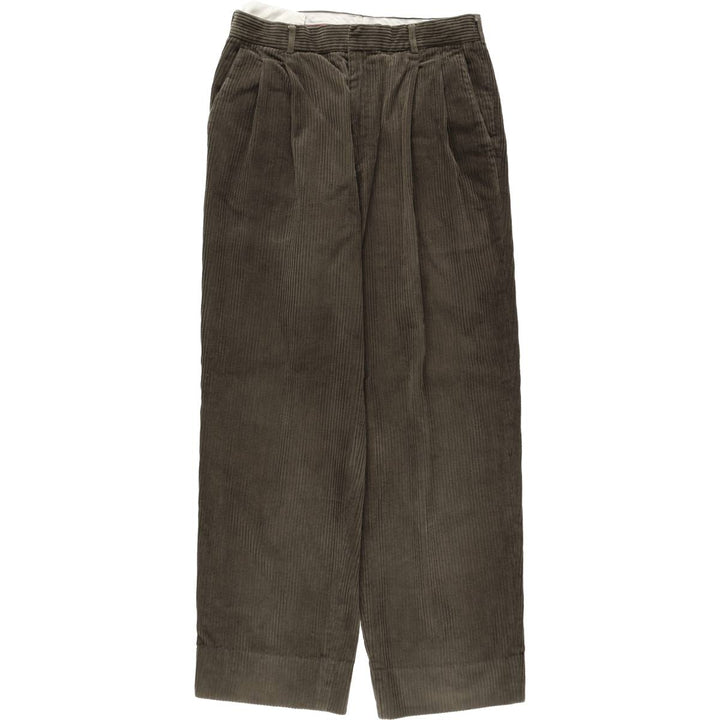 Milani Une Creation corduroy pants, men's size W30 (approx.) unclear brown type Vintage Second Hand
