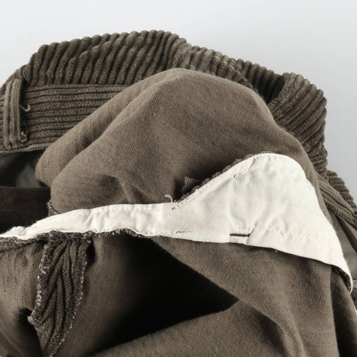 Milani Une Creation corduroy pants, men's size W30 (approx.) unclear brown type Vintage Second Hand