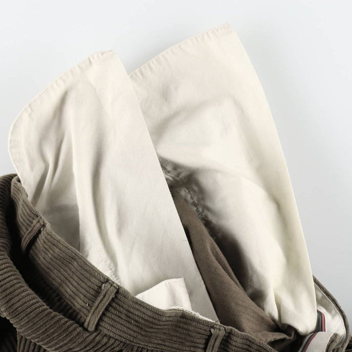 Milani Une Creation corduroy pants, men's size W30 (approx.) unclear brown type Vintage Second Hand