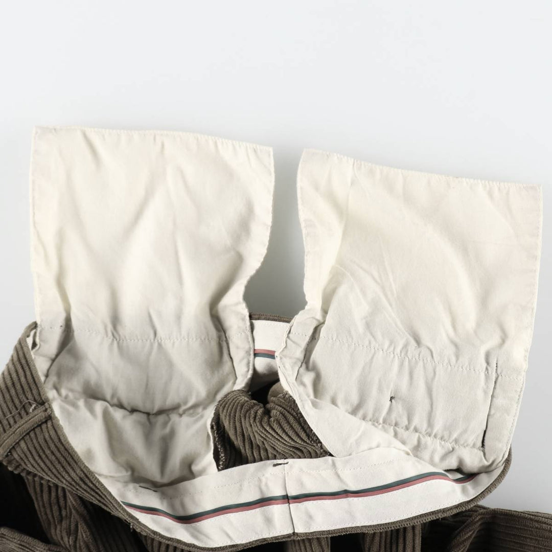 Milani Une Creation corduroy pants, men's size W30 (approx.) unclear brown type Vintage Second Hand