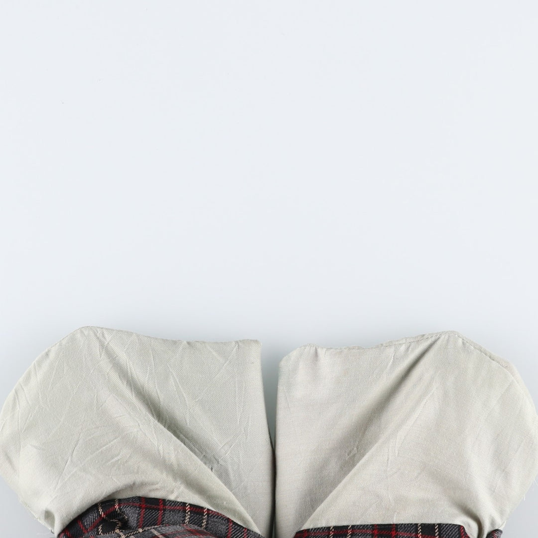 Checkered Pattern Slacks Pants, Men's W31 (approx.), Vintage unclear gray type Vintage Second Hand