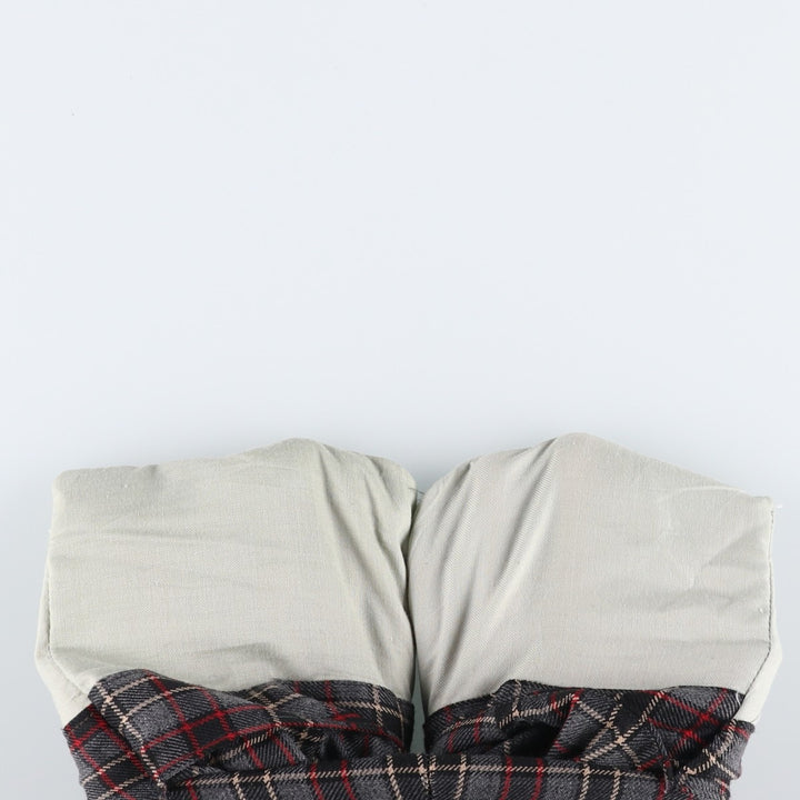 Checkered Pattern Slacks Pants, Men's W31 (approx.), Vintage unclear gray type Vintage Second Hand