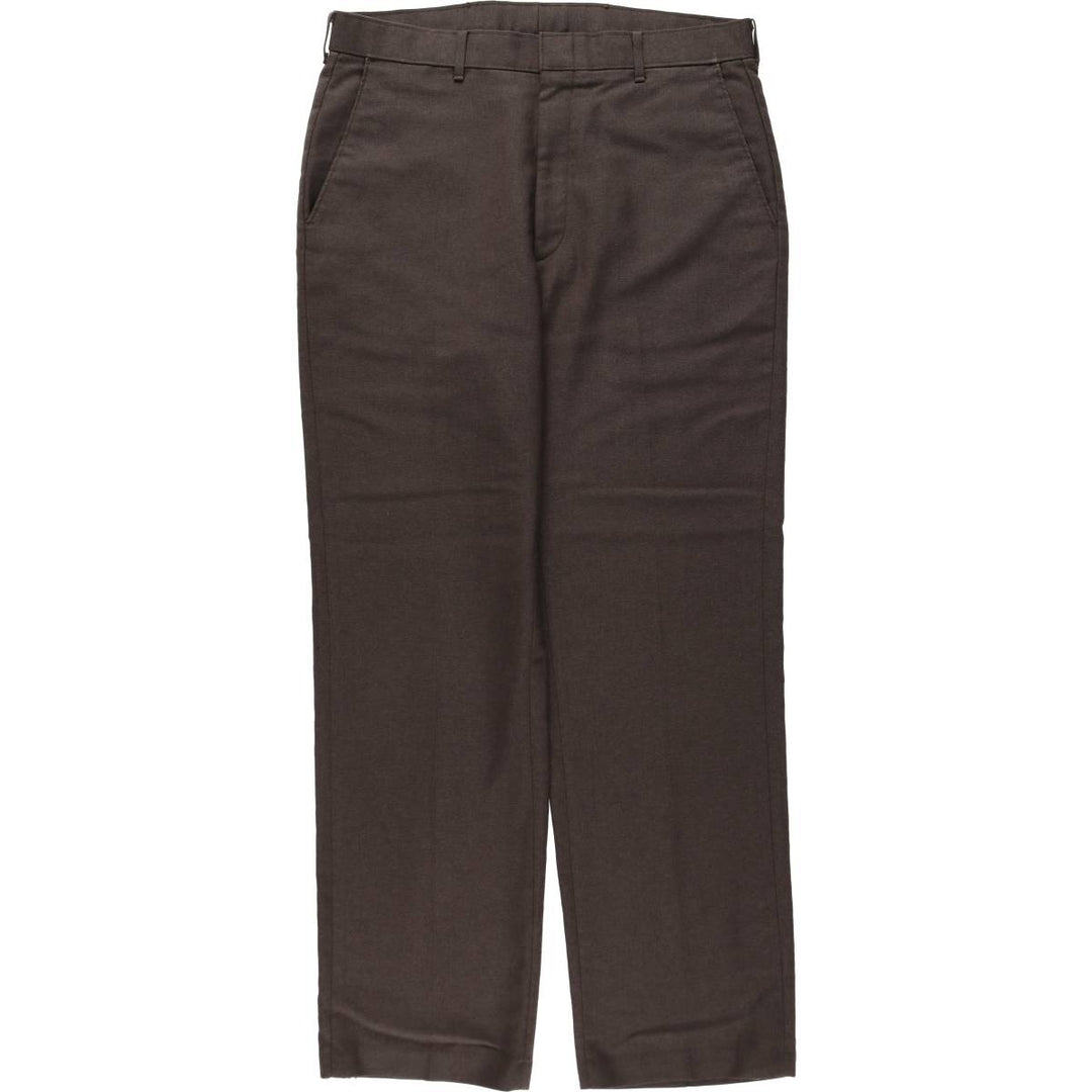Vintage 1980'S Levi's Action Slacks, Men's Size 34 unclear brown type Vintage Second Hand