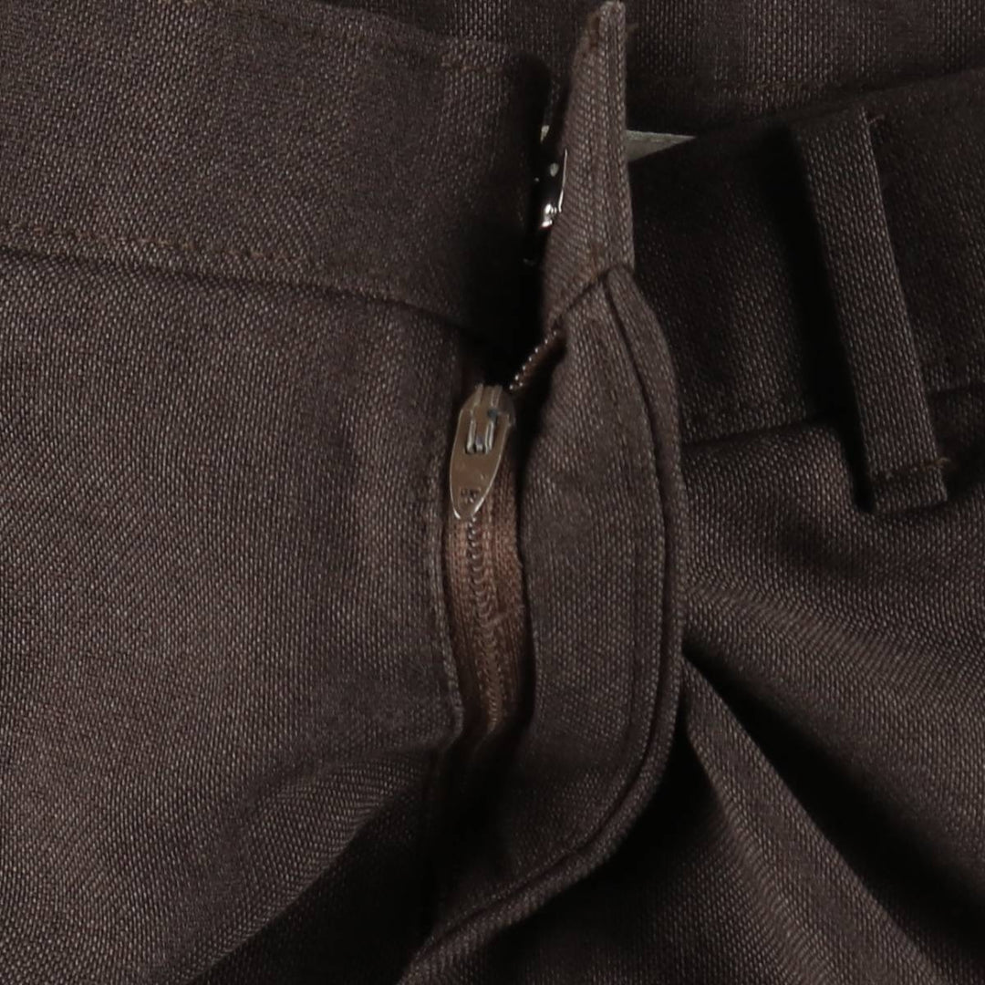 Vintage 1980'S Levi's Action Slacks, Men's Size 34 unclear brown type Vintage Second Hand
