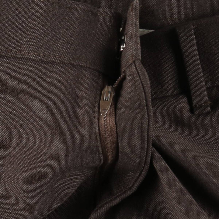 Vintage 1980'S Levi's Action Slacks, Men's Size 34 unclear brown type Vintage Second Hand