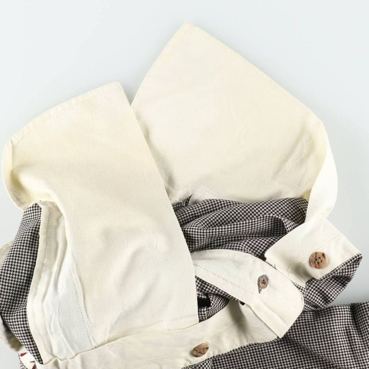 CORBIN Houndstooth Pattern Two-Pleat Slacks, Made in USA, Men's W36 (approx.), Vintage unclear pale white type Vintage Second Hand