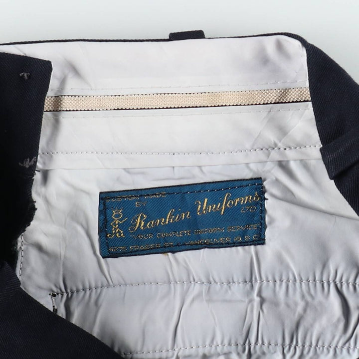 1970'S Rankin Uniforms Ltd. Men's Slacks Pants (approx. W30) Vintage unclear navy blue type Vintage Second Hand