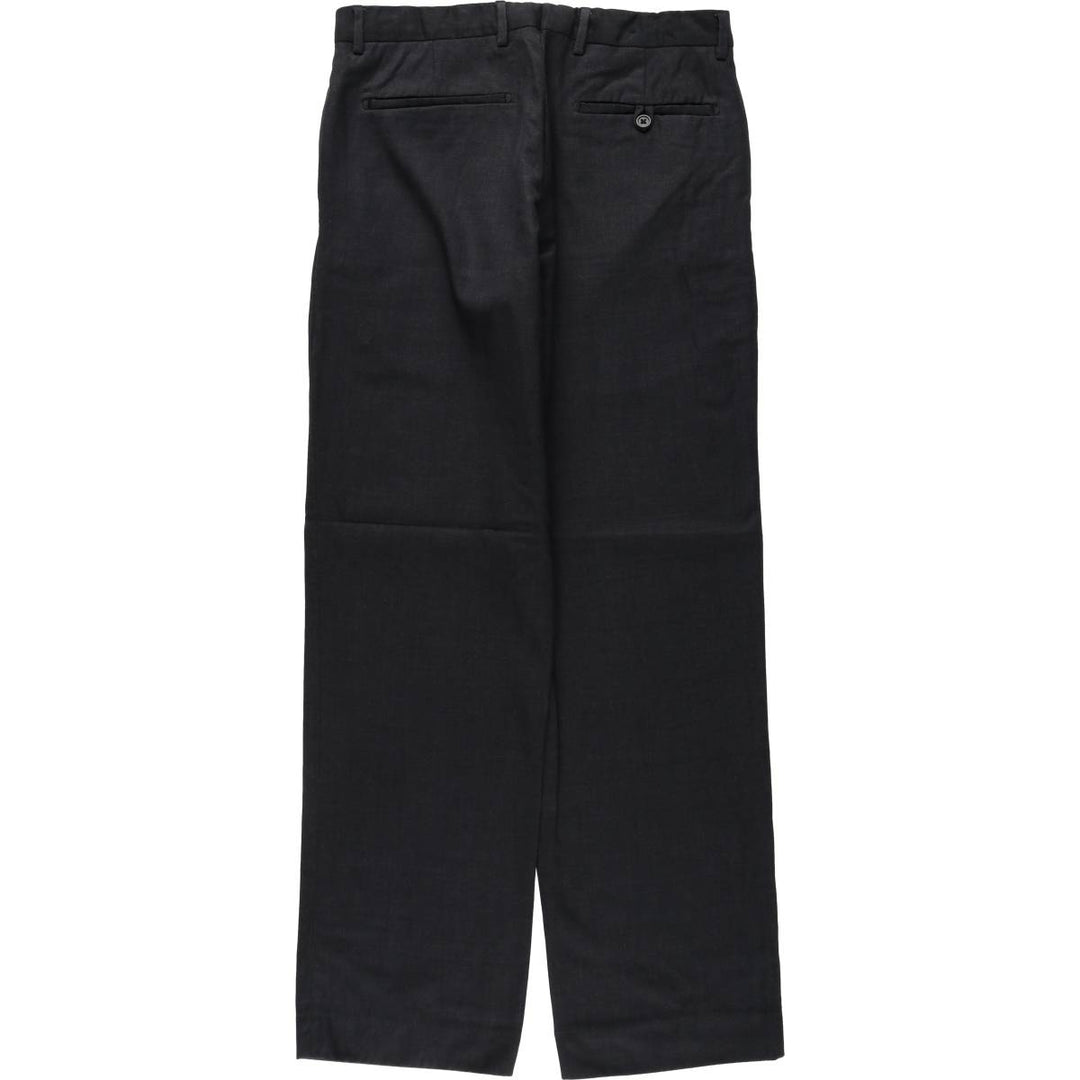 Banana Republic Straight Dress Chino Wool Pants, Men's Size W32 (approx.) wool black type Vintage Second Hand