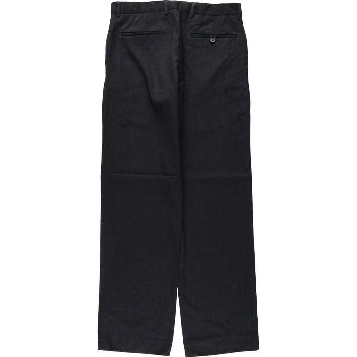 Banana Republic Straight Dress Chino Wool Pants, Men's Size W32 (approx.) wool black type Vintage Second Hand