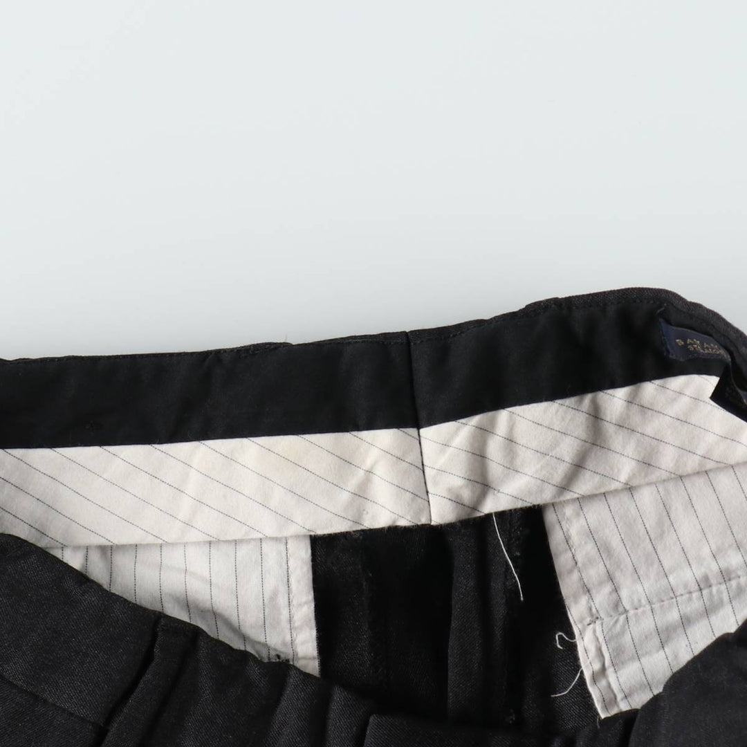Banana Republic Straight Dress Chino Wool Pants, Men's Size W32 (approx.) wool black type Vintage Second Hand