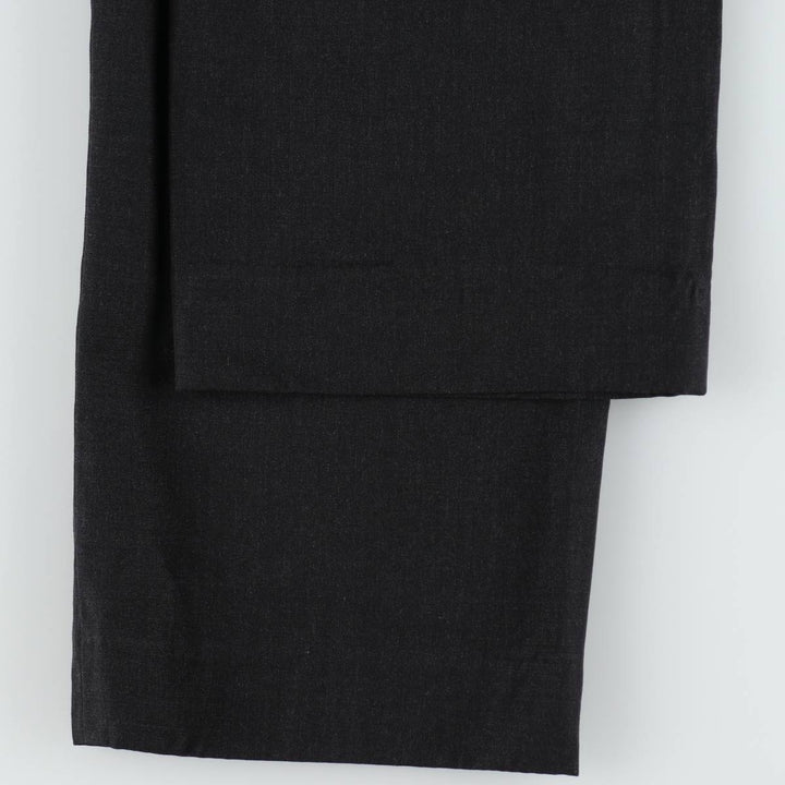 Banana Republic Straight Dress Chino Wool Pants, Men's Size W32 (approx.) wool black type Vintage Second Hand